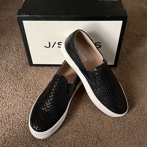J Slides platform shoes